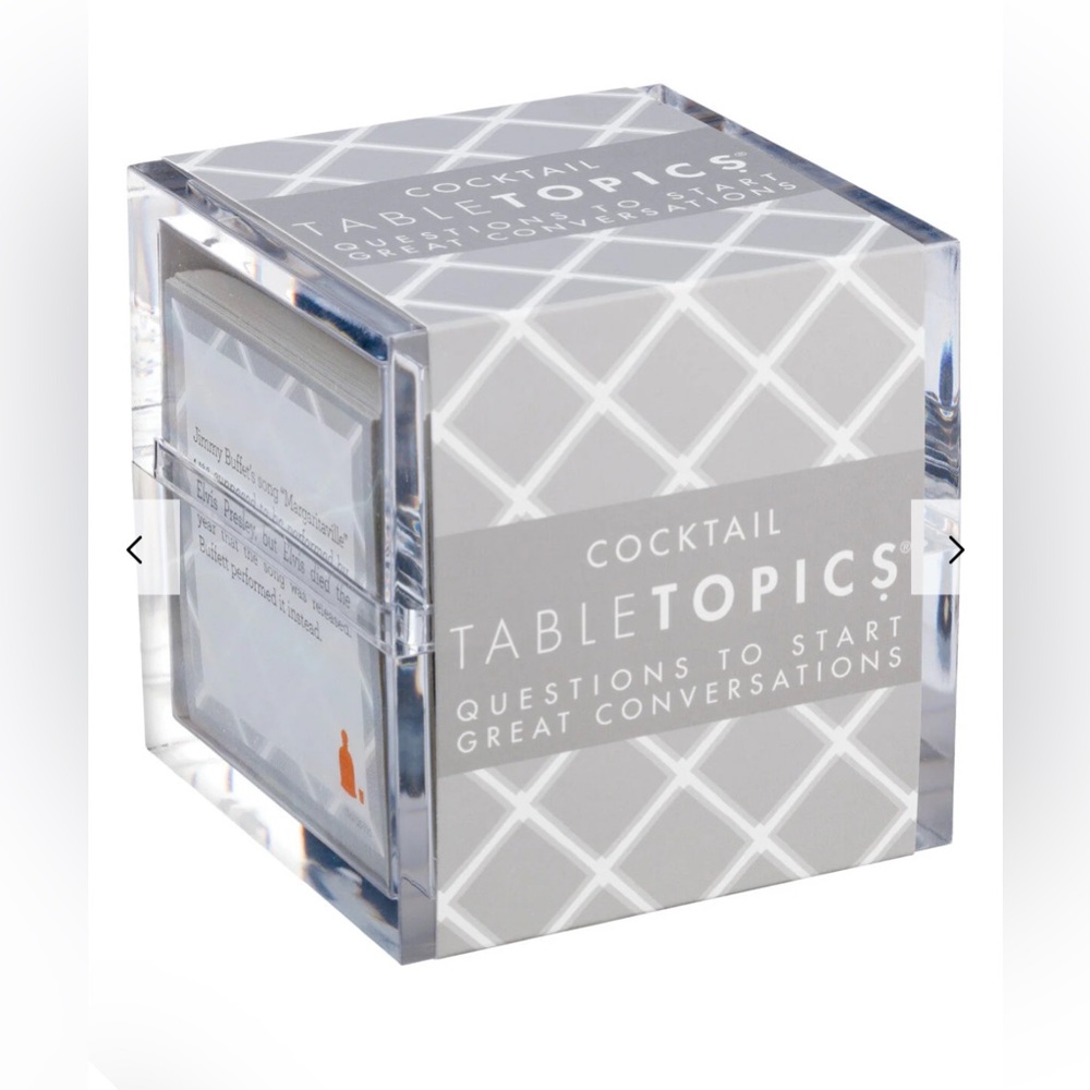 BRAND NEW 🍸 TableTopics 🍸Cocktail Conversation Cards - Unopened box